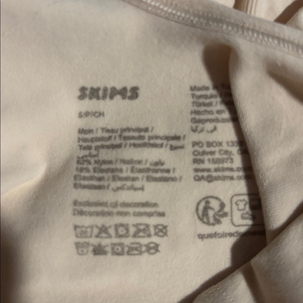 SKIMS Seamless Mid-Thigh Bodysuit in Warm Tan - Picture 6 of 8